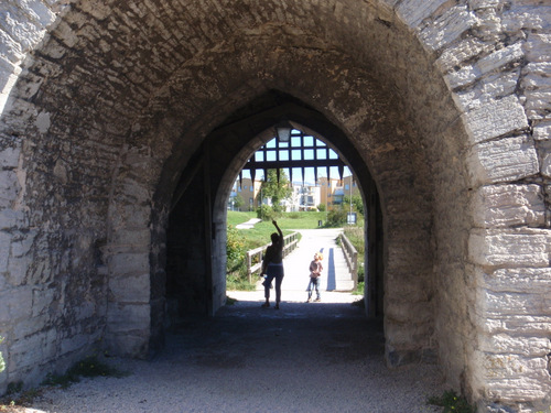 Visby city wall/fortress.